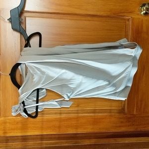 DVF Bowman Silk side tie top